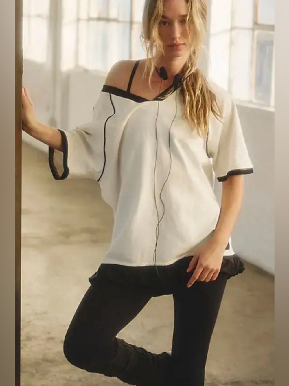 Free people Movement Baseline Solid Tee